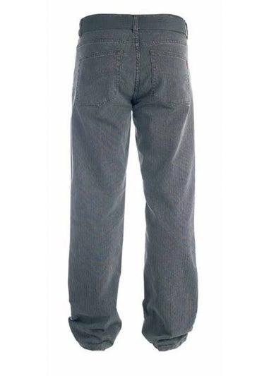 Duke Charcoal London Kingsize Canary Bedford Cord Trousers With Belt