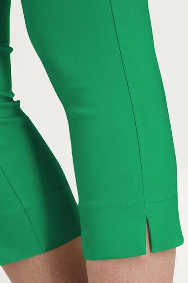 Roman Emerald Green Cropped Stretch Trouser