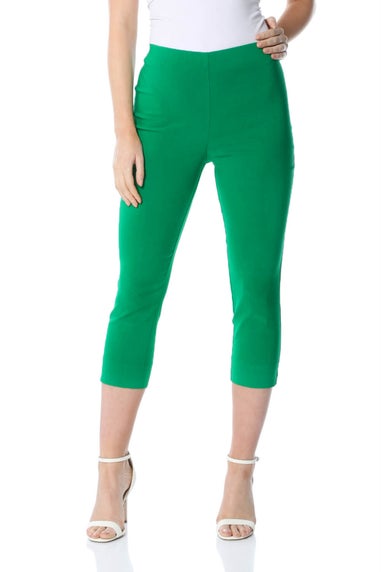 Roman Emerald Green Cropped Stretch Trouser