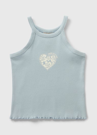 Girls Blue Vest (7-13yrs)