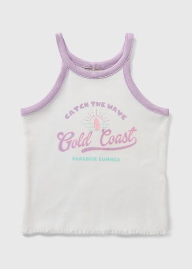 Girls Lilac Vest (7-13yrs)