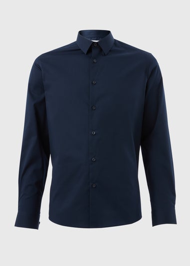 Taylor & Wright Navy Regular Fit Shirt