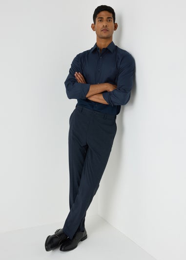 Taylor & Wright Navy Regular Fit Shirt