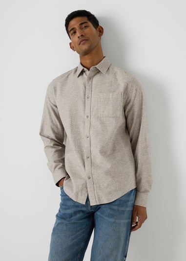 Grey Textured Shirt