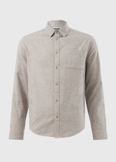 Grey Textured Shirt