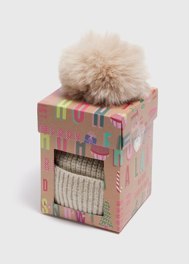 Oatmeal Beanie In A Box