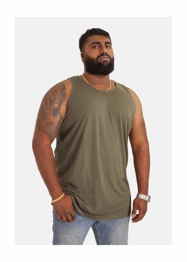 Duke Khaki Fabio-2 Kingsize Muscle Vest