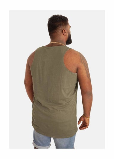 Duke Khaki Fabio-2 Kingsize Muscle Vest