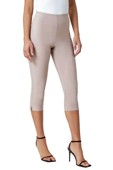 Roman Natural Cropped Stretch Trouser