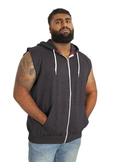 Duke Charcoal Blake Kingsize Sleeveless Hoody