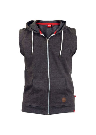 Duke Charcoal Blake Kingsize Sleeveless Hoody