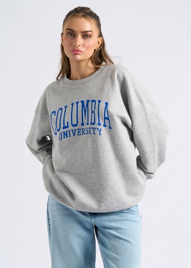 Urban Bliss Grey Columbia Oversized Sweatshirt