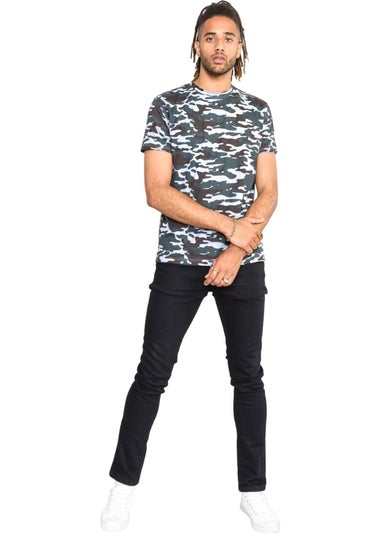 Duke Dark Grey Gaston Camouflage T-Shirt