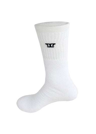 Duke White Logan Kingsize Socks (Pack of 2)