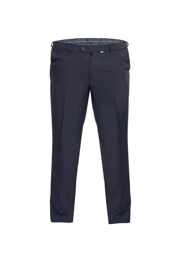 Duke Navy Max Adjustable Waist Kingsize Trousers