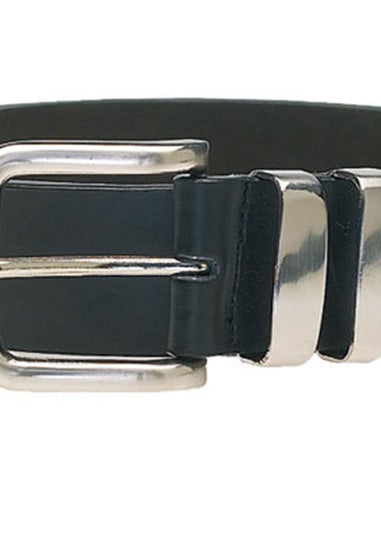 Duke Black Kingsize Noah Double Metal Loop Belt