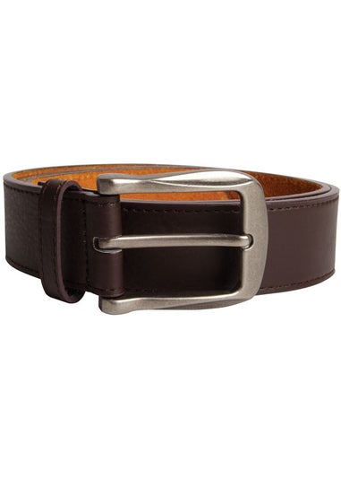 Duke Brown Harrison Kingsize Bonded Leather Belt