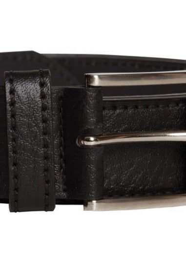 Duke Black Matthew Kingsize Xtenda Leather Belt