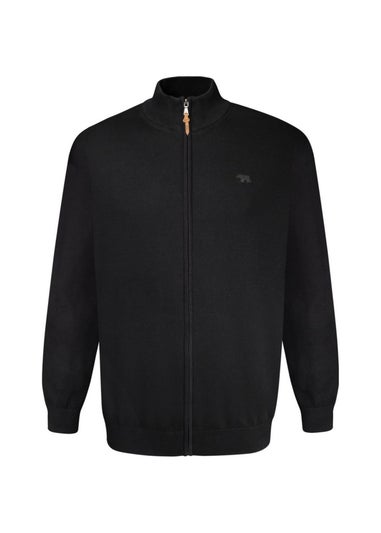 Duke Black Franco 1 Knitted Kingsize Full Zip Hoodie