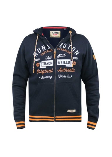 Duke Navy Flanders Kingsize Full Zip Hoodie