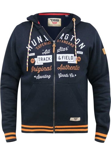 Duke Navy Flanders Kingsize Full Zip Hoodie