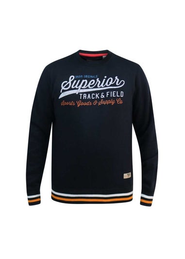 Duke Navy Marlow Superior Track & Field Kingsize Sweatshirt