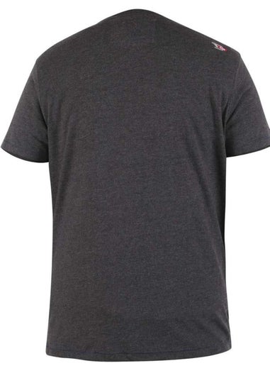 Duke Charcoal Hemford Skyline Marl Kingsize T-Shirt