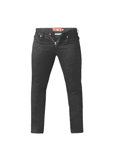 Duke Black Claude Stretch Tapered Stretch Kingsize Jeans