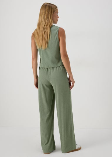 Sage Co Ord Wide Leg Trousers