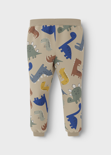 Name It Kids Cream Dinosaur Jogging Bottoms (1-5yrs)