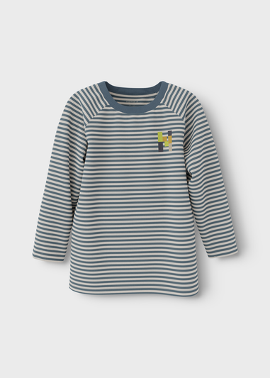 Name It Kids Blue Striped T-Shirt (1-5yrs)