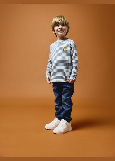 Name It Kids Blue Striped T-Shirt (1-5yrs)