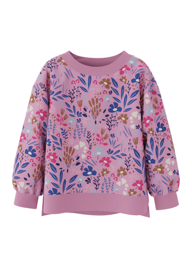 Name It Kids Pink Floral Sweatshirt (1-5yrs)