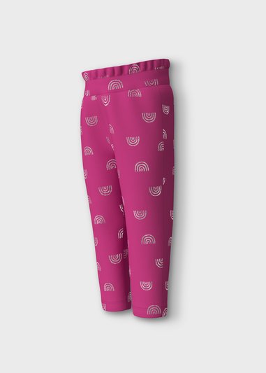 Name It Kids Pink Rainbow Jogging Bottoms (1-5yrs)