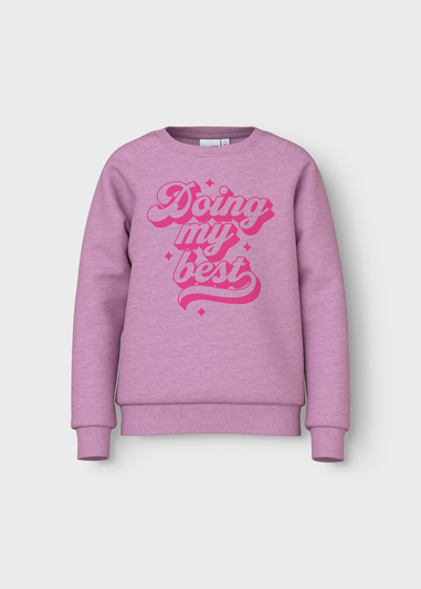 Name It Kids Pink Sweatshirt (6-12yrs)