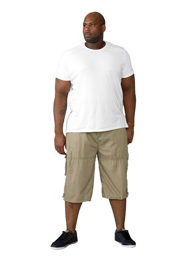 Duke Sand Mason Kingsize Cargo Capri Shorts