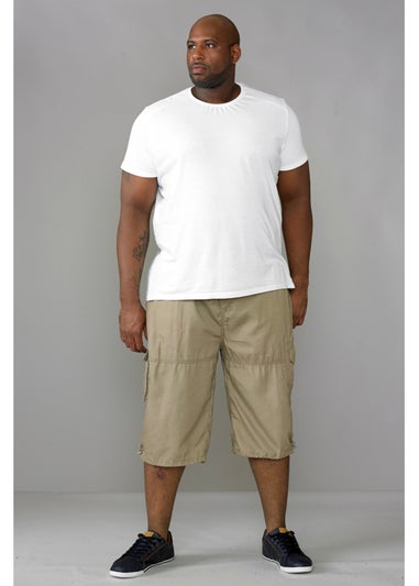 Duke Sand Mason Kingsize Cargo Capri Shorts