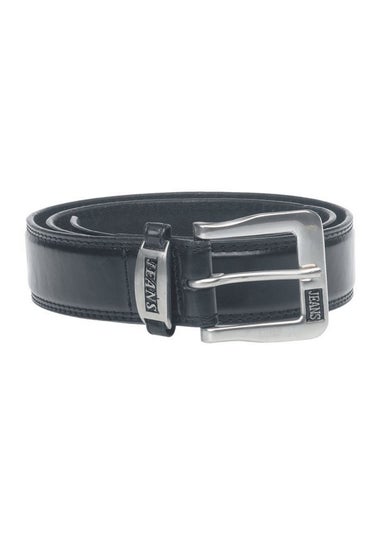 Duke Black Kenny Kingsize Bonded Leather Belt