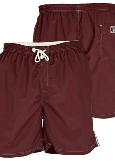 Duke Burgundy Yarrow Full Length Swim Shorts