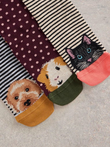 3er-Pack Socken Tierische Freunde