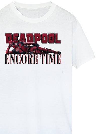 Marvel Deadpool & Wolverine Encore Time Men White T-Shirt