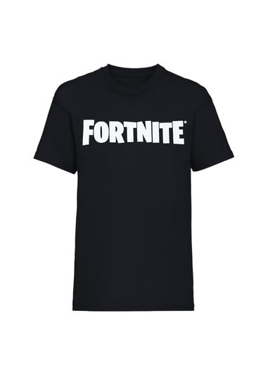 Fortnite Boys Black Gamer Logo T-Shirt