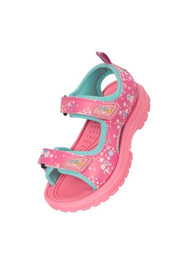 Mountain Warehouse Kids Pale Pink Sand Stars Sandals (Younger 6 - Older 2)