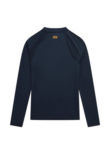 Animal Navy Sonny Logo Rash Guard
