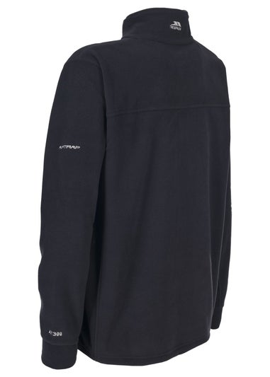 Trespass Black Bernal Full Zip Fleece Jacket