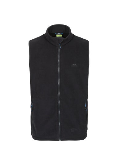 Trespass Black Othos II Full Zip Fleece Gilet