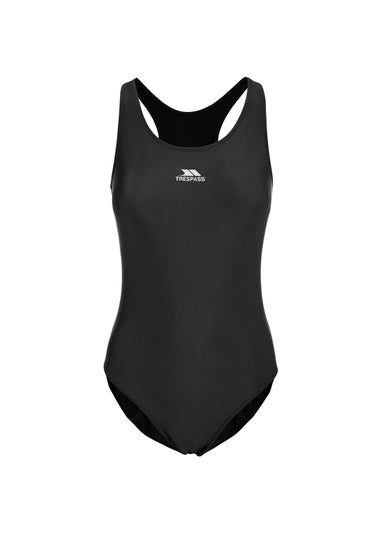 Trespass Black Adlington Swimsuit/Swimming Costume