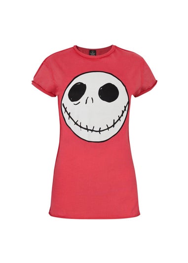 Disney Red Nightmare Before Christmas Jack Reverse Seam T-Shirt