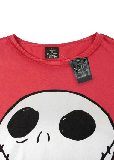 Disney Red Nightmare Before Christmas Jack Reverse Seam T-Shirt