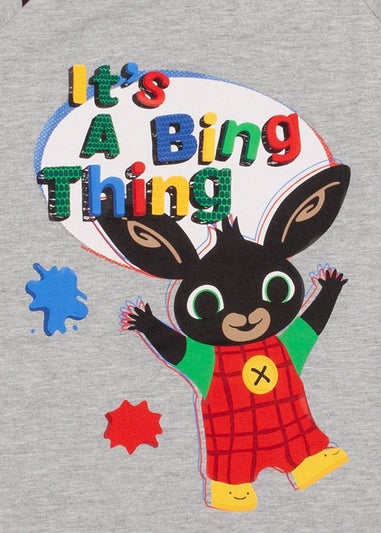 Bing Bunny Boys Black/Grey Its A Bing Thing Short Pyjama Set (1-5yrs)